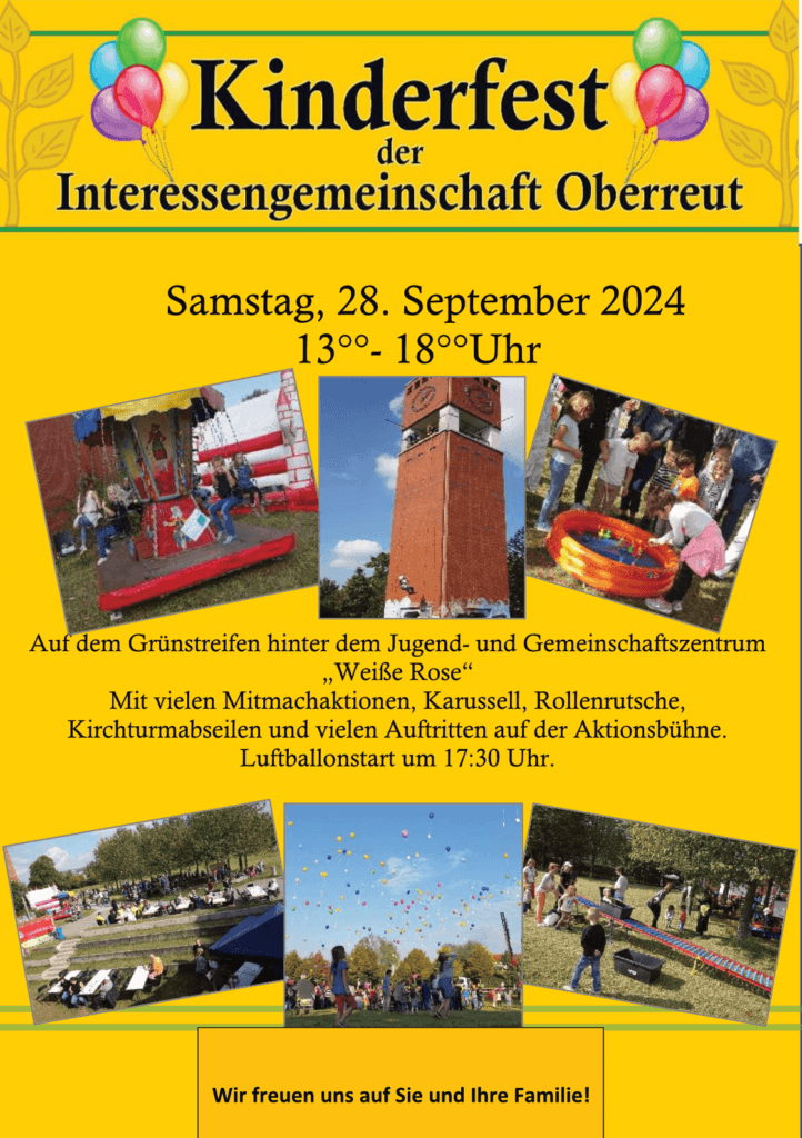 Kinderfest in Oberreut am 28.09.2024