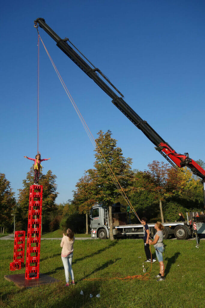 Kistenklettern - Spendenaufruf für das Oberreuter Kinderfest